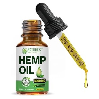 Organic Hemp Oil Extract Drops 3000mg — Ultra Premium